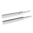 Stainless Steel Cuticle Remove Pusher Manicure Pedicure Nail Dead Skin Fork