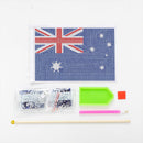 Mini Handheld Flags Diamond Painting National Flag with Pole (Australia)
