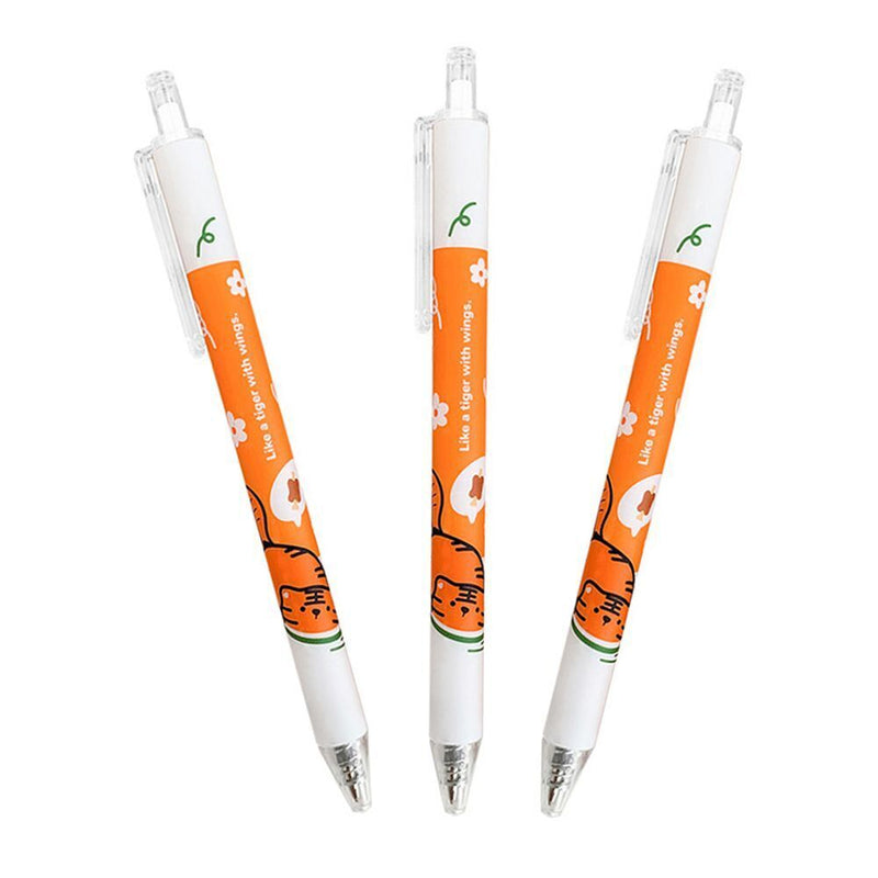 Tiger Pattern Cute Cartoon Black Ink Student Stationery Gel Pen Office Supplies