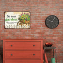 Garden Retro Metal Plate Tin Sign Plaque for Bar Pub Club Cafe Home Poster