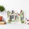14CT Partial Cross Stitch Corner of Street Counted DIY Embroidery Kits Handmade