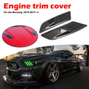 Hood Air Intake Scoop Vent Trim for Ford Mustang 15-17 (Carbon Fiber Look) Newly