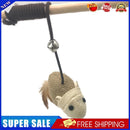 Pet Cat Teaser Interactive Toys for Kitten Sisal Feather Wood Catcher Wand