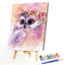 Puppy Butterfly Owl DIY Oil Paint by Numbers Acrylic Drawing Coloring Painting