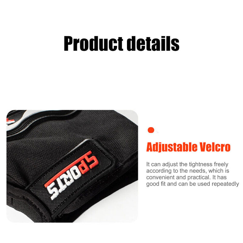 Anti-Skid MTB Bicycle Motorcycle Bike Protective Gloves (Black Full Finger)