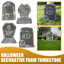 Large Foam Halloween Stake Scary Tombstones Cemetery Decoration Outdoor Props{