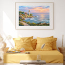 Diamond Painting DIY Round Diamond Seaside Scenery
