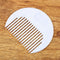 Women Home Office Use Cookie Shaped Mirror with Comb Chocolate Pocket Mirror