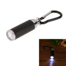BlackUseful Retracted Mini Pocket Carabina Torch LED Light Flashlight Lamp