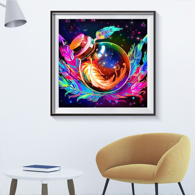 5D DIY Diamond Painting Crystal Ball Full Round Drill Mosaic Art Picture Decor