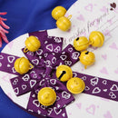 20pcs 25mm Metal Jingle Bells Christmas Hanging Decor Pet Pendant (Yellow)