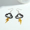 Women Girls Charm Drop Earrings Acrylic Earrings Drop Dangle Cloud Lightning
