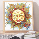 5D DIY Special Shaped Diamond Painting Sun Embroidery Kit Home Living Room Decor