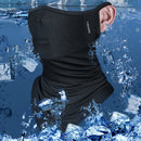 Summer Cooling Face Cover Neck Gaiter with Ear Loops for Cycling Hiking Fis