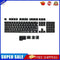 104pcs Transparent Mechanical Keyboard Keycaps Computer Key Cap Set (Black)