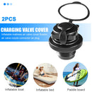 2pcs Air Valve Nozzle Caps for Inflatable Boat Kayak Raft Mattress Airbed Newly