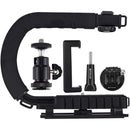 Handheld Shooting Camera Stabilizer Kit Tripod Head DV Bracket Video Action Rig