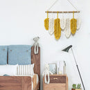 Living Room Bedroom Ornaments Feather Wall Hanging Hand-woven Tapestry Wall Art