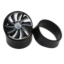 Car Turbo Charger Air Intake Gas Fuel Saver Car Refitting Fan Vent(Black) Newly