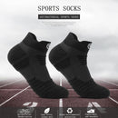 Men Basketball Socks Anti-Slip Towel Bottom Thickened Short Socks (Black) Newly
