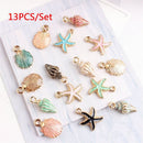 Craft Making Sea Shell Conch Charms Ocean Pendants Handmade Accessories