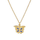 Women Girls Party Necklace Jewelry Fashion Heart Butterfly Diamond Photo Pend