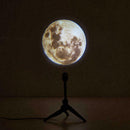 LED EARTH MOON Projector Lamp Night Light Home Bedroom Decor Projection Q1V8