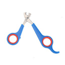 Stainless Steel Pet Nail Toe Scissors Dog Cat Claw Grooming Clipper (Blue)