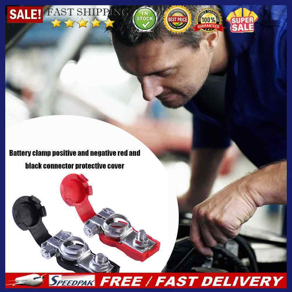 2pcs Battery Terminal Covers Battery Terminal Connector Covers Auto Insulator