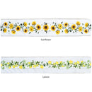 Decorations Cotton Linen Lemon Table Runner Sunflower Tablecloth Triangle