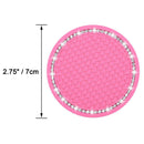 Non-Slip Mat Flower Teacup Car Cup Mat Coaster Drink Coaster Bling Car Coasters