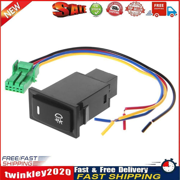 Car Fog Light Switch Button with Wire Waterproof Fog Lamp Switch for Camry Newly