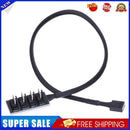 Host Case PC Cooler Cooling Fan Power Cable 1 Female to 4 Male 4Pin Socket