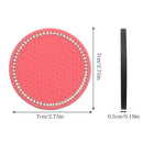Accessories Bling Vehicle Silicone Cup Holder Universal Rhinestone Cup Mat