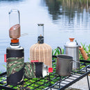 Long Gas Canister Cover Camp Fuel Cylinder Tank Case (Jungle Camouflage) Newly