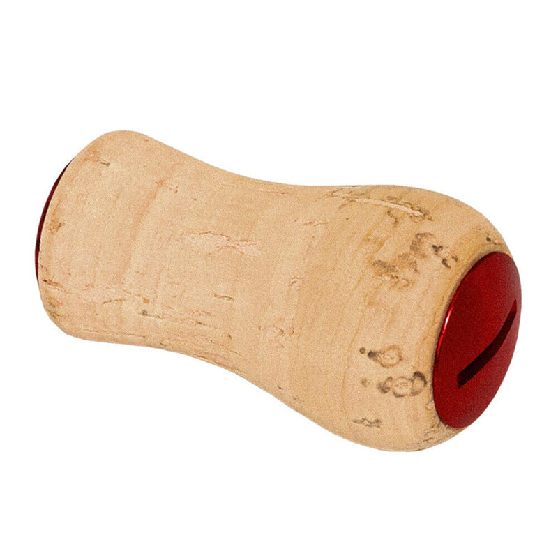 Fishing Reel Handle Knob DIY Cork Grip Replacement for Baitcasting (Red) Newly