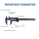 0-150mm Electronic LCD Screen Vernier Caliper Measuring Gauge Tool (Black)