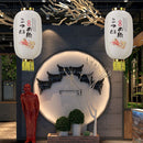 Japanese Lantern with Tassel Waterproof Festival Hanging Light Decor (E) Newly