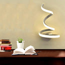 Modern Spiral LED Wall Light Acrylic Metal Sconces Home Lamp (Warm Light)
