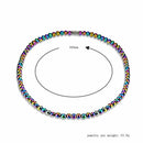 Jewelry Gift Hematite Necklace for Women Men Lymph Drainage Magnetic Necklace