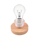 Solid Wood Table Lamp Base E27 220V Wooden Light Holder w/Switch Line (E) Newly