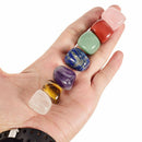 Home Decoration Polished  Chakra Stones Yoga Reiki Tumbled Rock  Crystals