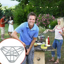 Foldable Campfire Stand Camping Bonfire Cooking Stand PortableTripod For M3Z6