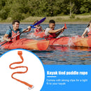 Elastic Kayak Paddle Leash Adjustable with Hook Fishing Rod Pole Coiled Lan