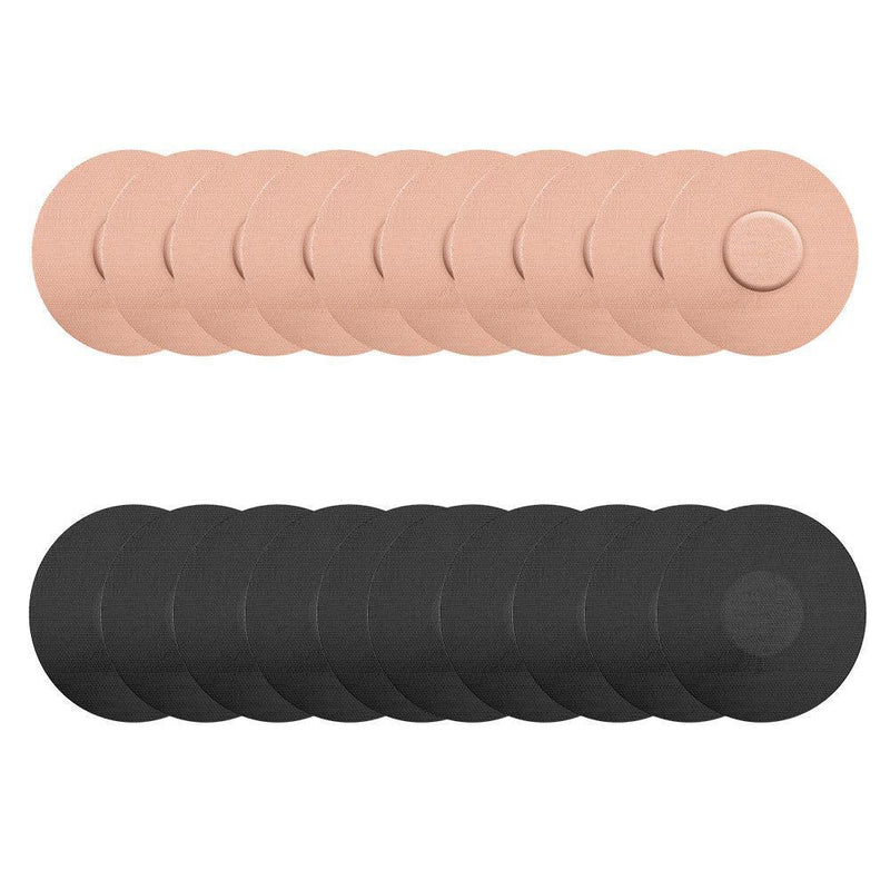10x Waterproof Adhesive Patches Sports Sensor Covers Overpatch Tape (Nude)