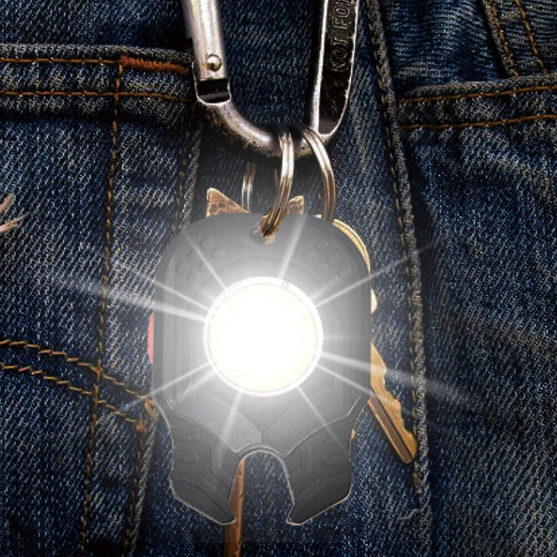 Mini Flashlight Keychain Light Pocket LED High Power Torch Lamp Work Lights