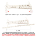 MTB Bike Chain Wear Indicator Ruler Bicycle Chains Gauge Measurement Checker