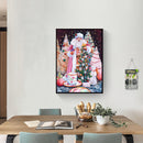 Diamond DIY Painting Full Santa Claus Drawing Kit Round Drill 5D Wall Decor