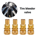 4pcs Car Tire Deflators Accessories Tyre Bleeder Set Pull Pressure Relief Valve