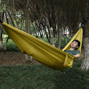 Outdoor Camping Hammock Sleeping Swing Garden Tree Hanging Bed w/ Rope (D)